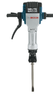 Bosch Brute Turbo Breaker Hammer with its GPS tracker that pinpoints its location 24/7.