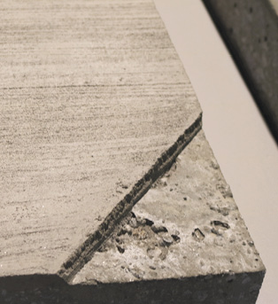 Among the new products Quikcrete displayed was an improved formulation of Concrete Resurfacer.