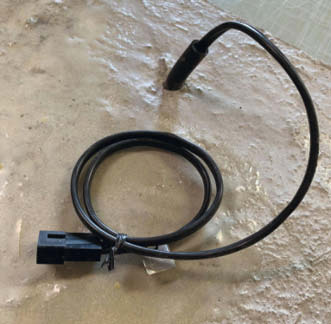 A closer look at the power supply for the heated concrete countertops.