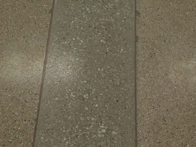 When we polish, we typically expose the sand layer, so different colors of sand are extremely noticeable.