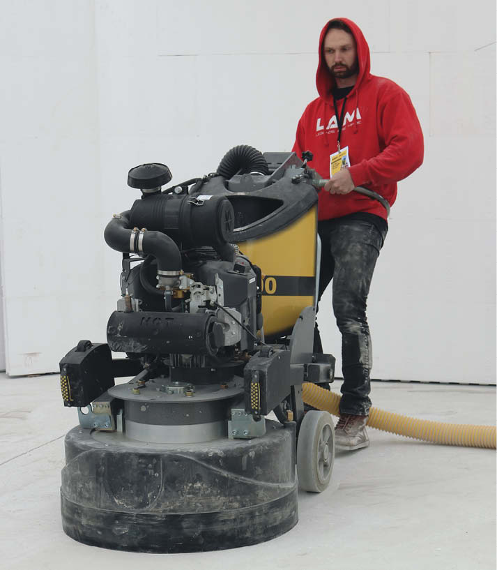 Sase polishing machine used in the space.