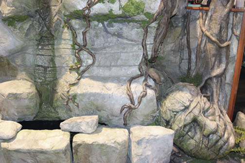 Buddy Rhodes Vertical Mix is touted to be 30 percent lighter than other cement-based overlays and can be carved