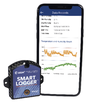 To show how ambient temperature and relative humidity can be monitored, Wagner Meters displayed its newest device, the Smart Logger, at World of Concrete 2019.