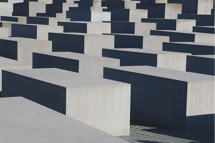 In rather ordinary gray concrete, Berlins Holocaust Memorial makes an extraordinary statement.