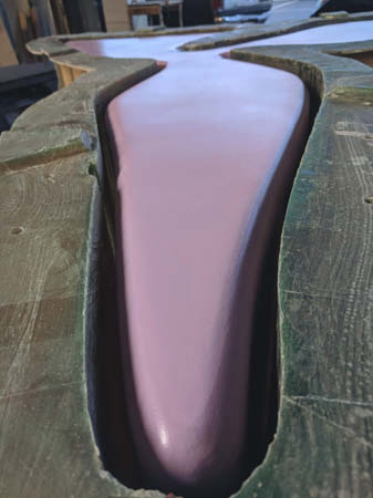 Pink GFRC concrete mold
