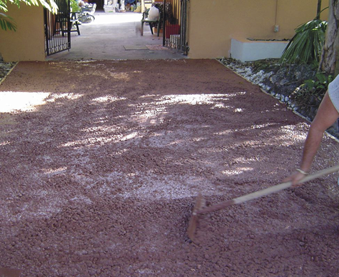 Shadows can dramatically impact surface temperature and dry times if parts of a project are in full sun while others are in shade. Small jobs can sometimes be tarped to provide full shade.