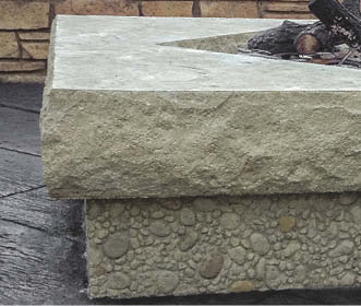 Butterfield's Pebblestone form liner pattern is the company's most unique design of Forms and Edge Liners.