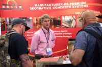 Chris Sullivan at the Concrete Decor Show
