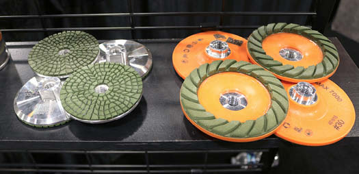 GranQuartz cast its spell at the show in the form of Surface Pro Black Magic cup wheels, new ceramic cup wheels that are great for both wet- or dry-cutting concrete.