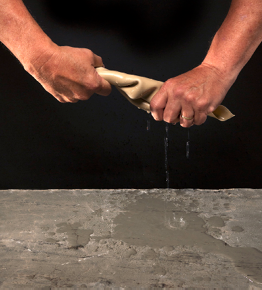 Stauf was at the show promoting ULC-500 Level Seal, a flexible leveling compound that will mitigate moisture and add resiliency to any floor coating.