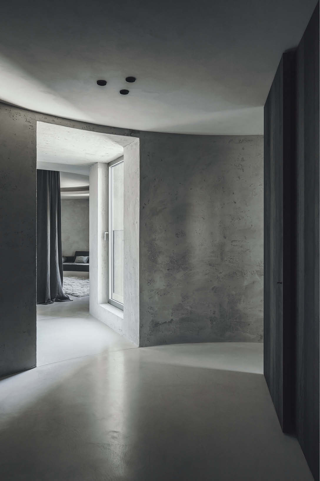 minimalistic microtopping is one of the decorative concrete finishes available