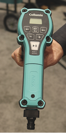 The Aqix from Collomix. This was one of the new products introduced at 2020 WOC.