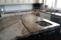 Ashby concrete countertop in a kitchen