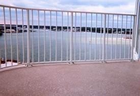 A polymer-modi?ed spray system with the ?exible cement as well as its limited amount of ?exibility was chosen as the spray topping for this concrete deck overlay.