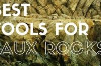 Best tools for concrete faux rocks
