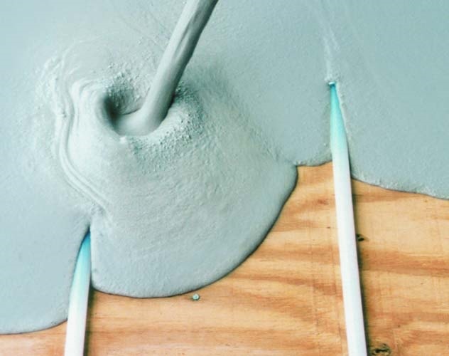 Hydronic radiant heated floors are becoming more popular and can be placed under a thin cementious topping.