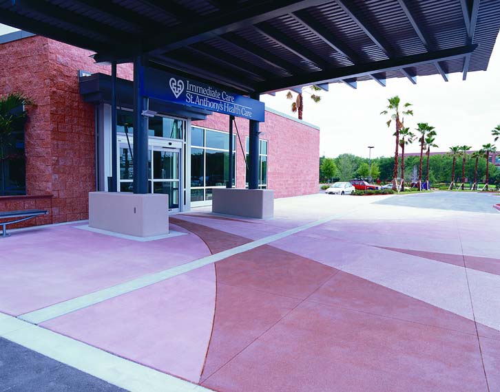 Chromix Admixtures for Color- Conditioned Concrete, from L.M.Scofield, contain water-reducing and dispersing agents so they deliver consistent color without increasing the water demand.
