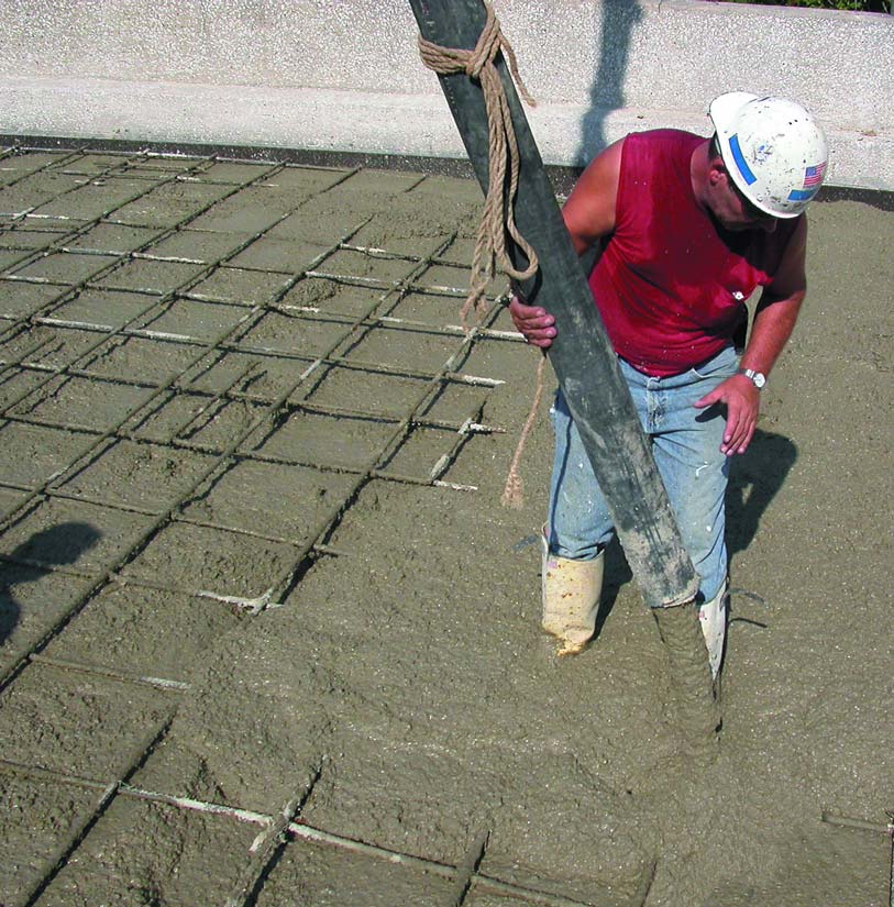 70 percent to 80 percent maybe as high as 90 percent of concrete mixes contain some form of water reducer.
