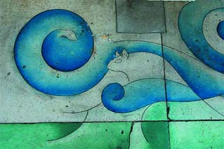 An acid stain reacts chemically to the lime in the concrete, says Barbara Sargent, owner of Kemiko Concrete Products in Leonard, Texas. And its permanently coloring the concrete. Its permanent. You might walk off a sealer or a wax, but youre not going to walk off a good acid stain.