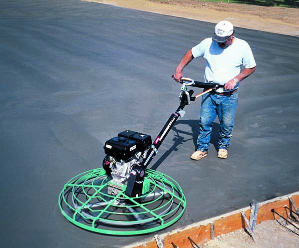 Combination blades can be used to both float and polish, as long as they are reset at the necessary angle between tasks.