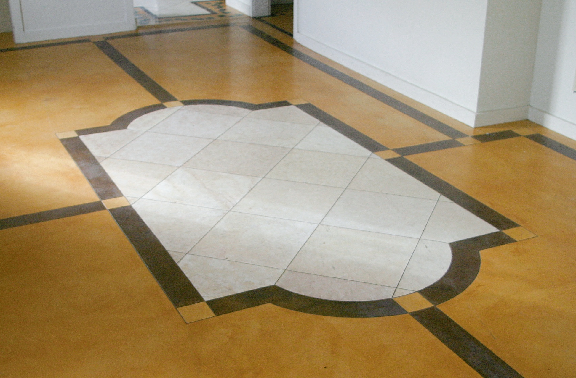 Concrete Overlays on Wood Surfaces - Backerboard is the alternative tolath. It too creates a floating layer thatabsorbs the movement of the woodand protects the cementitious overlayfrom cracking