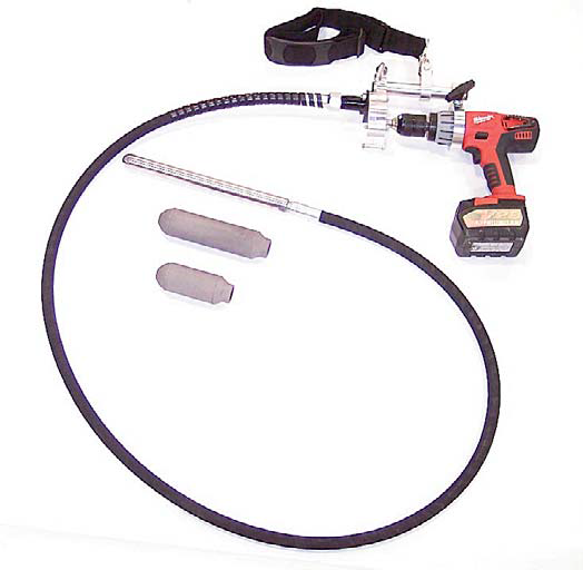 The Multivibe line from JLin Corporation offers a variety of concrete vibrators for decorative concrete, including the Sidewalk Buddy and the Multivibe Cordless Hummer Screed.