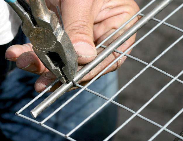 Concrete Counter top Reinforcement - Photo courtesy of Tom Ralston Concrete
