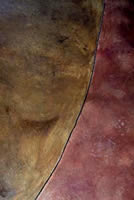 LesCoat is a proprietary, waterbased, gel material. After it is applied and allowed at least 24 hours to dry, it is sandblast-resistant and impervious to acid- or water-based stains as well as water- based or solvent-based sealers.