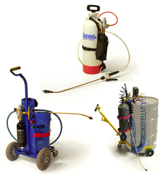 patriot sprayers now allow acetone dyes and sealing compounds