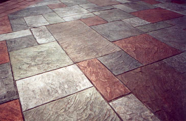 How to acid stain stamped concrete recipe