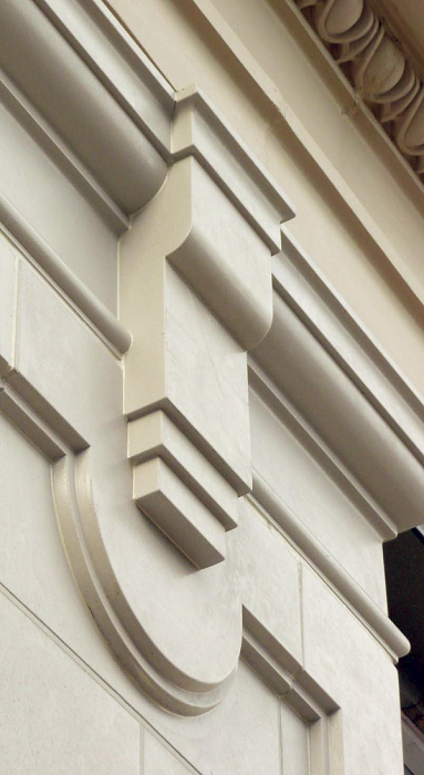 Edgin and forming were essential in this concrete restoration project.