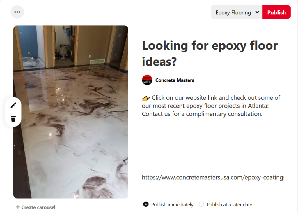 Showcasing your work in your campaign