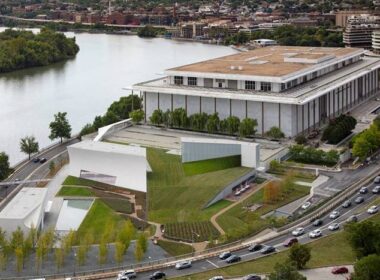Aerial view of the Kennedy Center