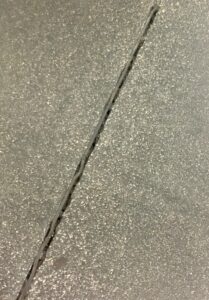 A concrete crack that has not been filled can be a breeding ground for bacteria.