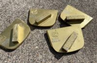 A pile of diamonds for polishing concrete