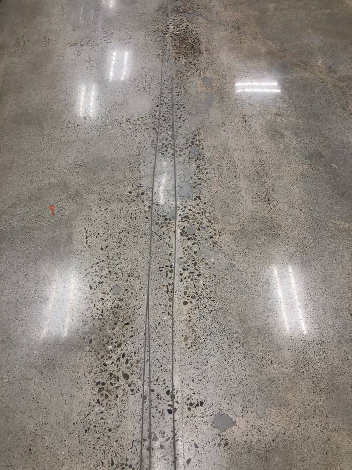 When using a mechanical process, it will reveal varying degrees of aggregate concentration.