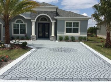 concrete stencils for driveways