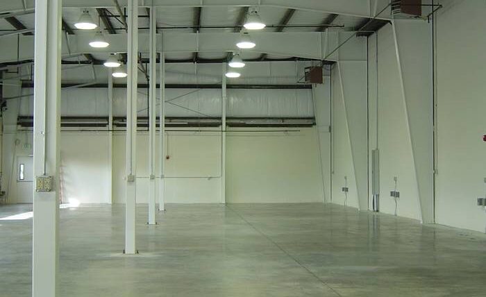 Isolation Expansion in a warehouse - one of the other types of control joint