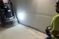 perform polished concrete edge first