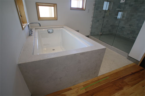 The end result created a new category of cat concrete that has opened our minds to new possibilities of combining both cast-in-place and reverse-cast techniques.