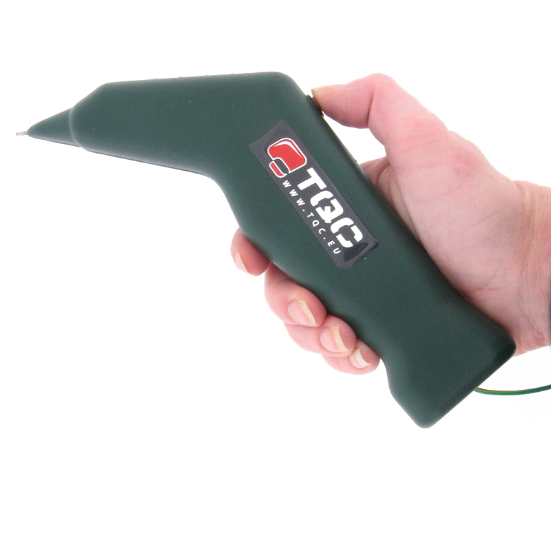 New conveyor ground test with five steps which informs you whether items to be painted are sufficiently grounded.