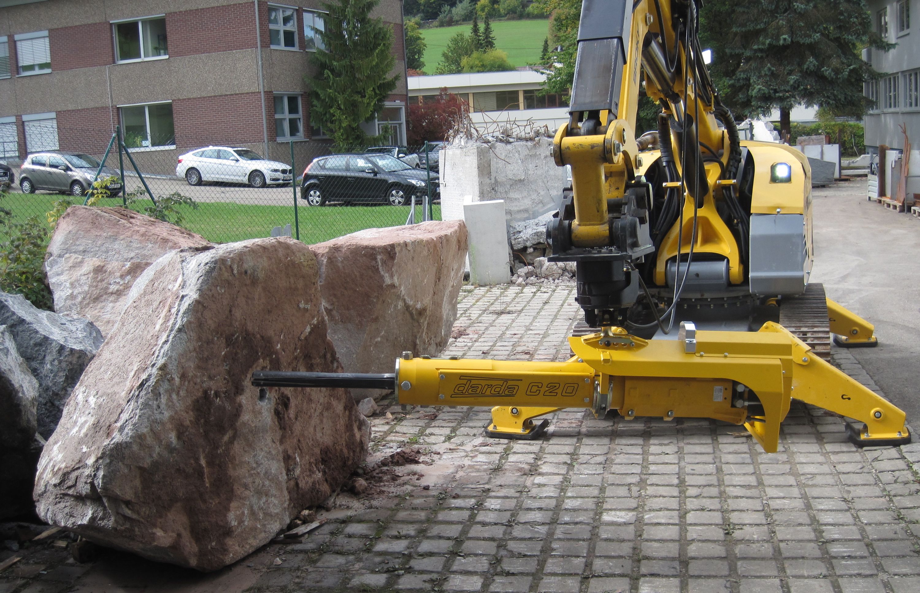 Brokk C20 rock splitter