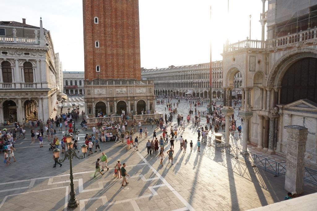view from second floor of doge's palace