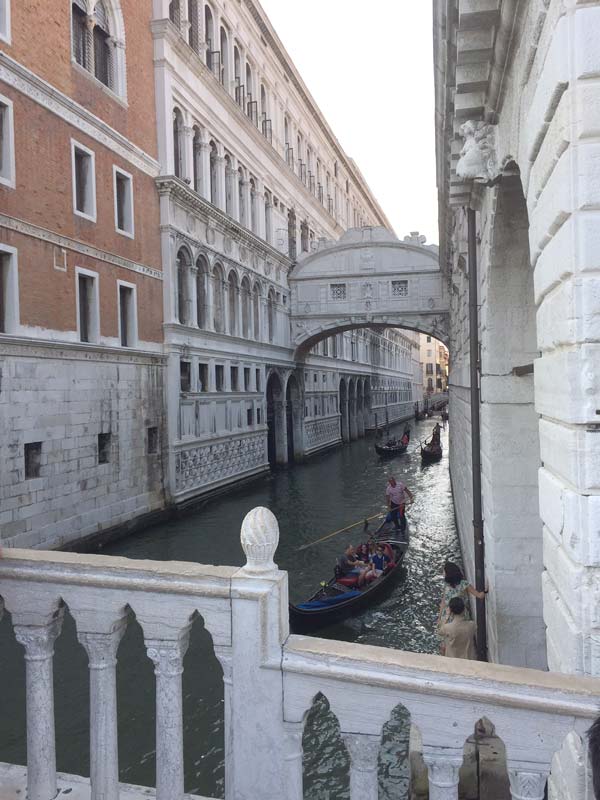 view of gondolas