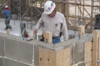 Concrete walls are a common choice in both commercial and residential buildings or rooms where soundproofing is important.