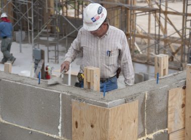 Concrete walls are a common choice in both commercial and residential buildings or rooms where soundproofing is important.