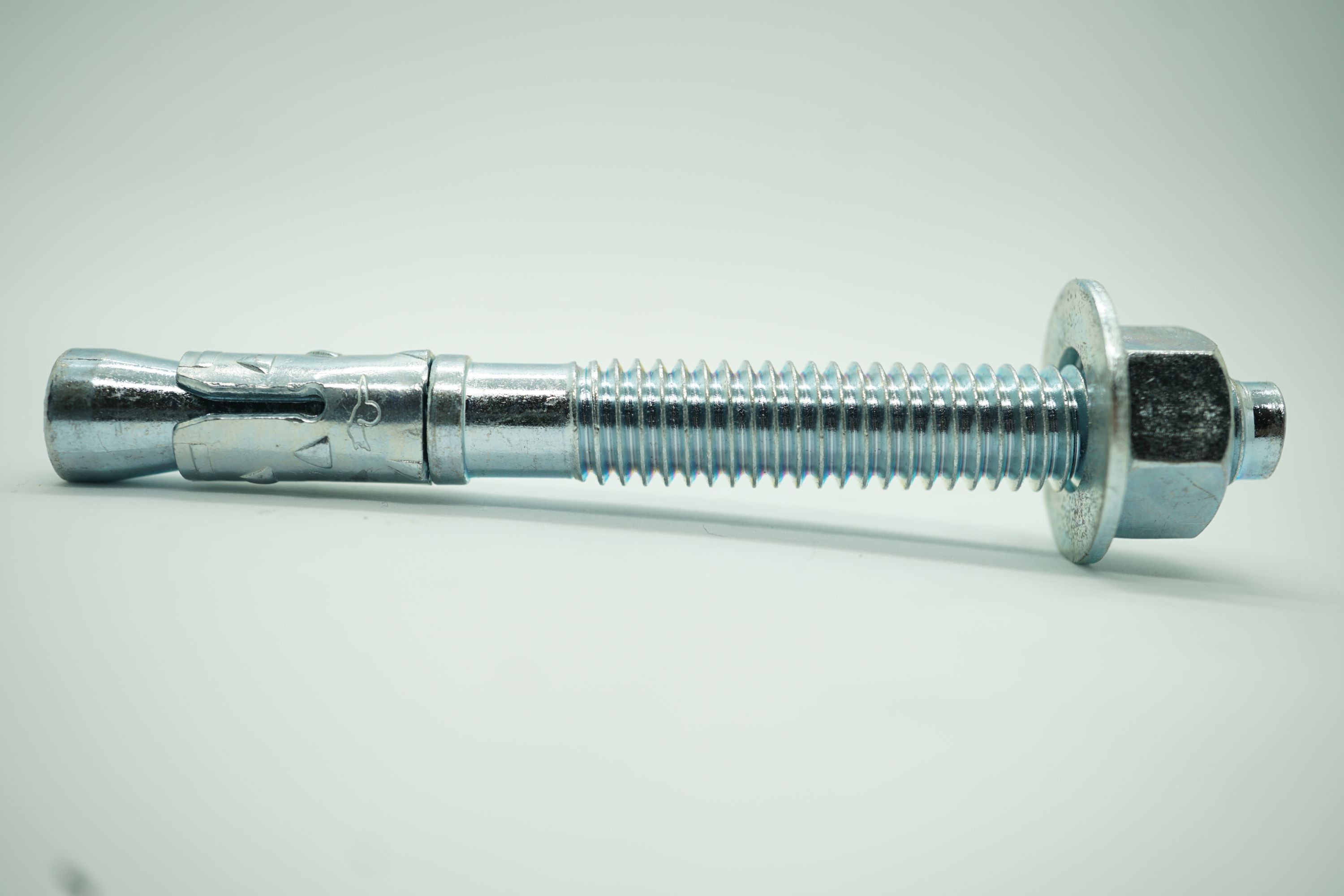 The 316 stainless steel wedge anchor is for use in applications submerged in water or harsh chemicals needed for sanitation. 