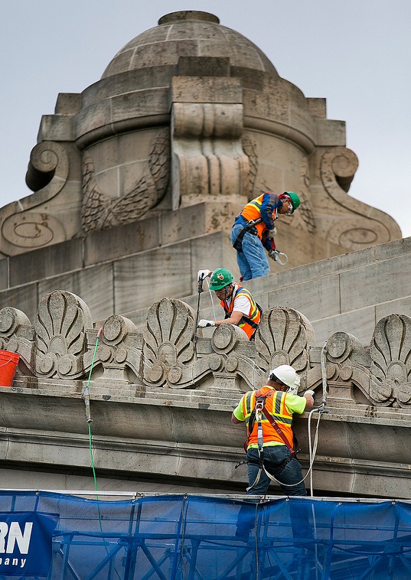 Restoring an historic space with care.