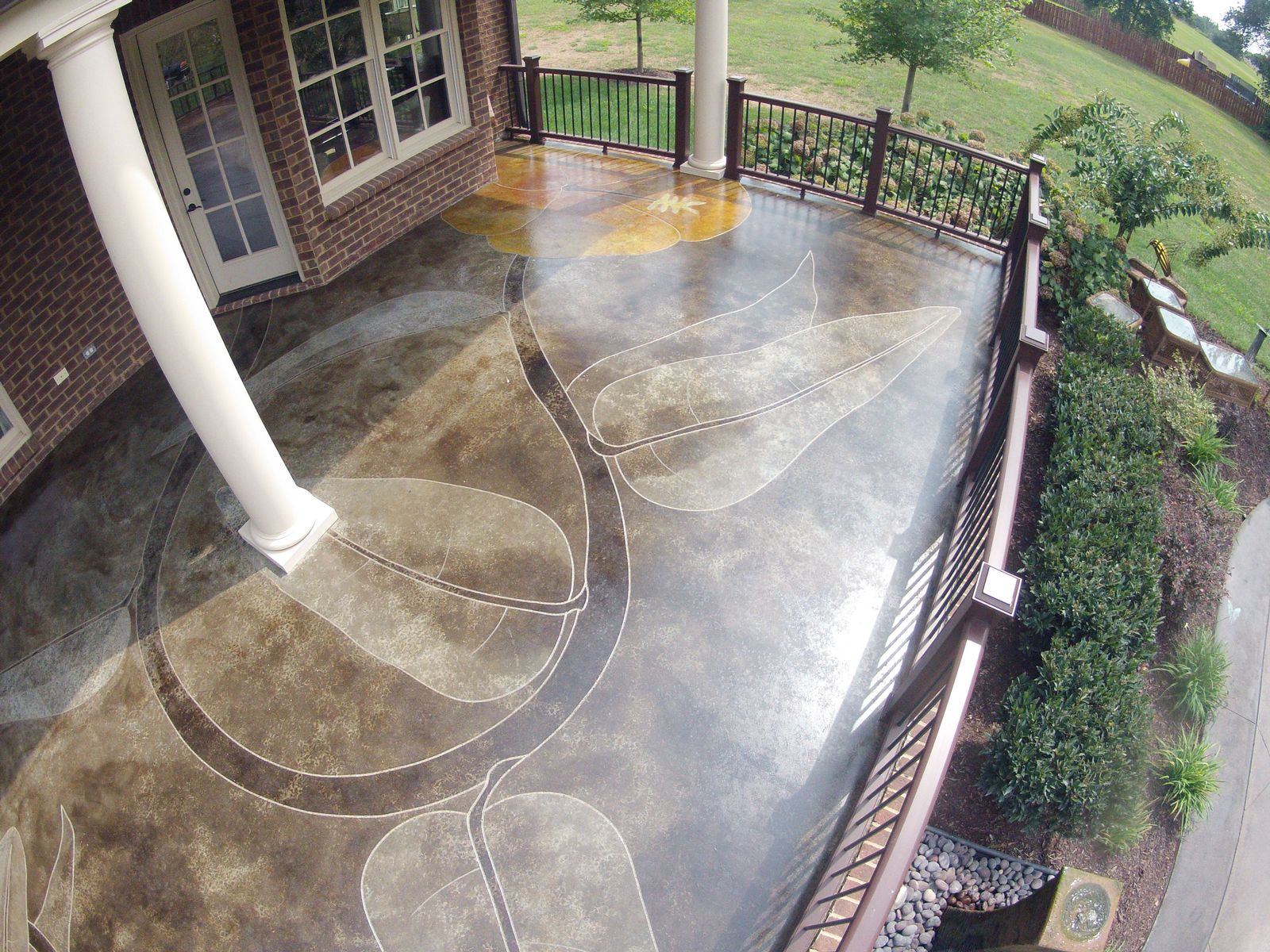 Rick Lobdell Hummingbird Patio - Concrete Decor Magazine