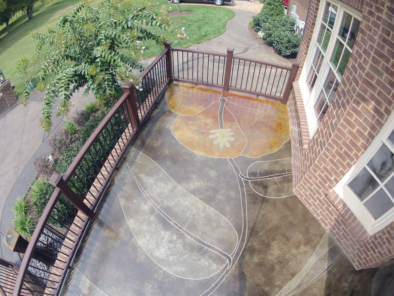Rick Lobdell Hummingbird Patio - Concrete Decor Magazine